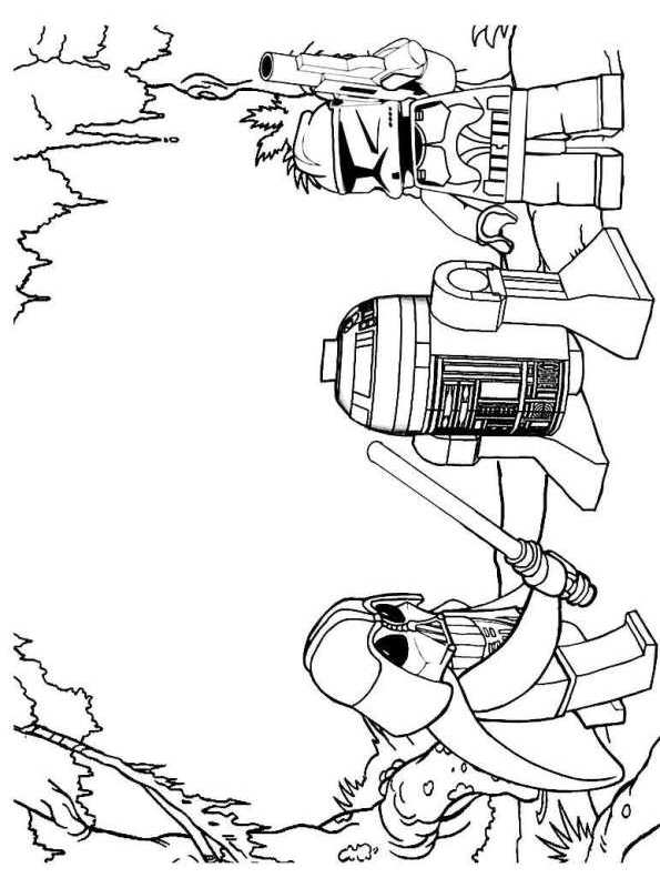 Kids-n-fun.com | Coloring page Lego Star Wars Lego Star Wars